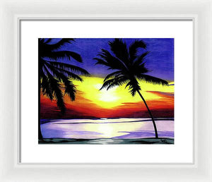 Florida Sunset - Framed Print