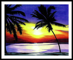 Florida Sunset - Framed Print