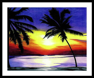 Florida Sunset - Framed Print