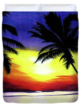 Load image into Gallery viewer, Florida Sunset - Duvet Cover
