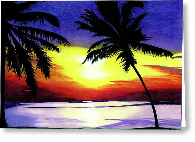 Florida Sunset - Greeting Card