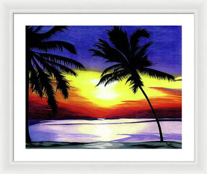 Florida Sunset - Framed Print