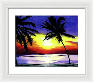 Florida Sunset - Framed Print