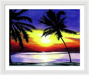 Florida Sunset - Framed Print