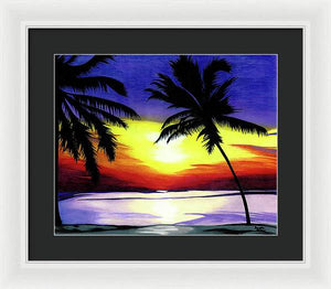 Florida Sunset - Framed Print