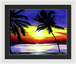 Florida Sunset - Framed Print