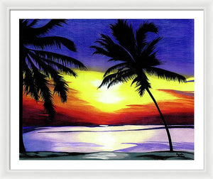 Florida Sunset - Framed Print