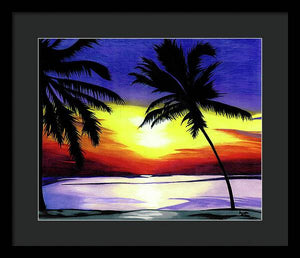 Florida Sunset - Framed Print