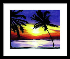 Florida Sunset - Framed Print