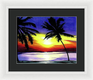 Florida Sunset - Framed Print