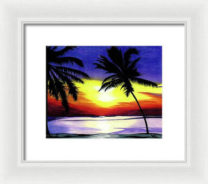 Florida Sunset - Framed Print