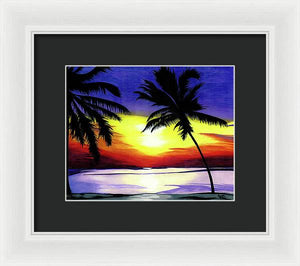 Florida Sunset - Framed Print