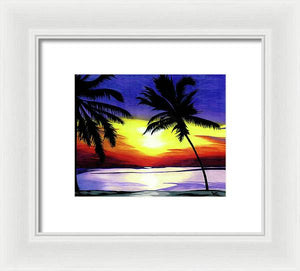 Florida Sunset - Framed Print