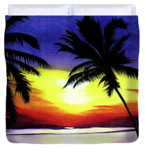 Load image into Gallery viewer, Florida Sunset - Duvet Cover
