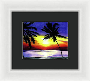 Florida Sunset - Framed Print