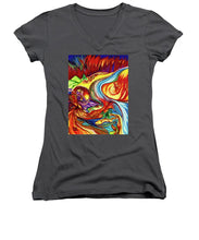 Load image into Gallery viewer, Inferno Deer - Women's V-Neck
