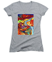 Load image into Gallery viewer, Inferno Deer - Women's V-Neck
