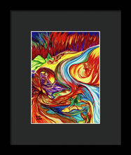 Load image into Gallery viewer, Inferno Deer - Framed Print
