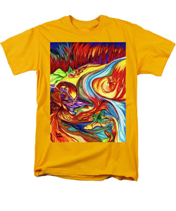 Inferno Deer - Men's T-Shirt  (Regular Fit)