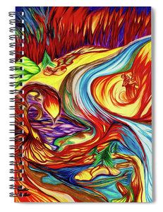 Inferno Deer - Spiral Notebook