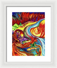 Load image into Gallery viewer, Inferno Deer - Framed Print
