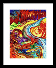 Load image into Gallery viewer, Inferno Deer - Framed Print
