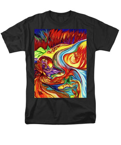 Inferno Deer - Men's T-Shirt  (Regular Fit)