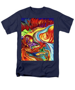 Inferno Deer - Men's T-Shirt  (Regular Fit)