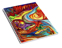 Load image into Gallery viewer, Inferno Deer - Spiral Notebook
