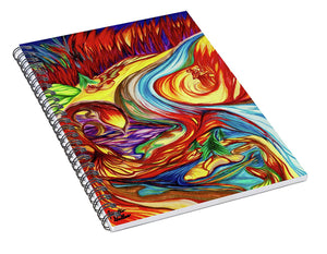 Inferno Deer - Spiral Notebook