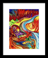 Load image into Gallery viewer, Inferno Deer - Framed Print
