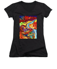 Load image into Gallery viewer, Inferno Deer - Women's V-Neck
