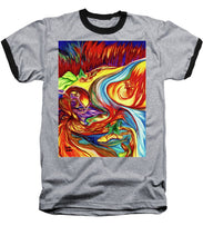 Load image into Gallery viewer, Inferno Deer - Baseball T-Shirt
