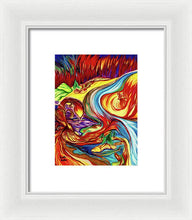 Load image into Gallery viewer, Inferno Deer - Framed Print
