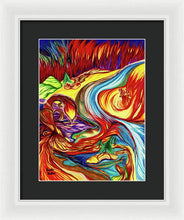 Load image into Gallery viewer, Inferno Deer - Framed Print
