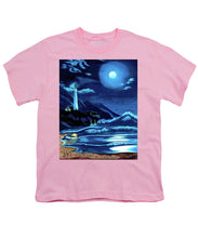 Load image into Gallery viewer, Lighthouse Moonlit Sky - Youth T-Shirt
