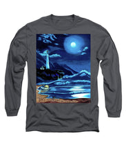 Load image into Gallery viewer, Lighthouse Moonlit Sky - Long Sleeve T-Shirt
