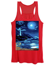 Load image into Gallery viewer, Lighthouse Moonlit Sky - Women&#39;s Tank Top
