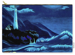 Lighthouse Moonlit Sky - Carry-All Pouch