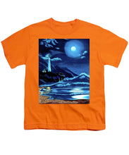 Load image into Gallery viewer, Lighthouse Moonlit Sky - Youth T-Shirt
