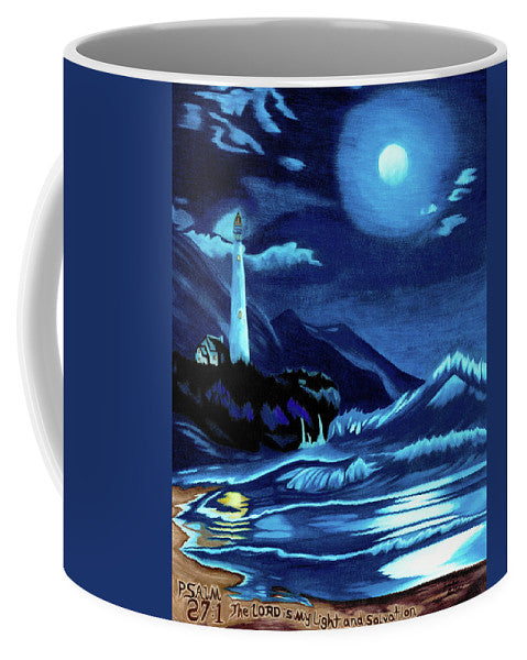 Lighthouse Moonlit Sky - Mug