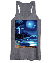 Load image into Gallery viewer, Lighthouse Moonlit Sky - Women&#39;s Tank Top
