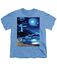 Load image into Gallery viewer, Lighthouse Moonlit Sky - Youth T-Shirt
