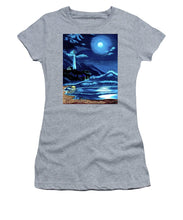 Load image into Gallery viewer, Lighthouse Moonlit Sky - Women&#39;s T-Shirt
