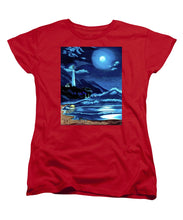 Load image into Gallery viewer, Lighthouse Moonlit Sky - Women's T-Shirt (Standard Fit)
