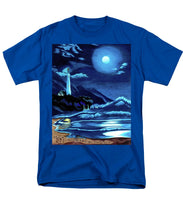 Load image into Gallery viewer, Lighthouse Moonlit Sky - Men&#39;s T-Shirt  (Regular Fit)
