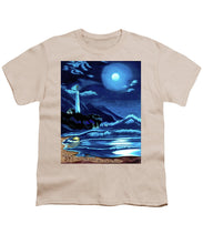 Load image into Gallery viewer, Lighthouse Moonlit Sky - Youth T-Shirt
