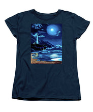 Load image into Gallery viewer, Lighthouse Moonlit Sky - Women's T-Shirt (Standard Fit)
