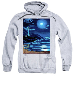 Lighthouse Moonlit Sky - Sweatshirt