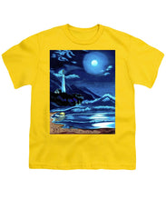 Load image into Gallery viewer, Lighthouse Moonlit Sky - Youth T-Shirt
